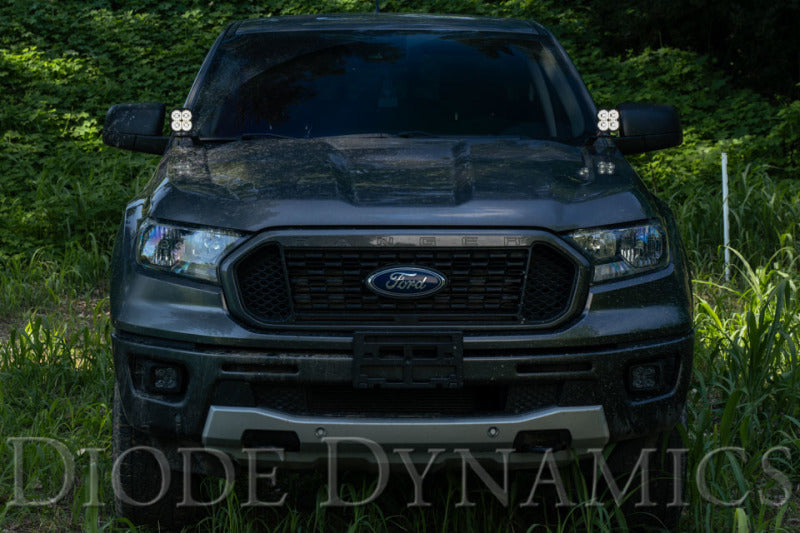 Diode Dynamics 19-21 Ford Ranger Stage Series 2in LED Ditch Light Kit - Sport Yellow Combo - DD6588 for 2019-2023 Ford Ranger