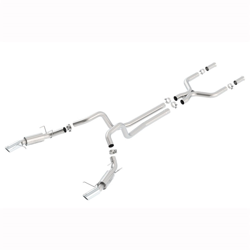 Ford Racing 2011-14 Mustang GT &amp; 2011-12 GT500 3-inch Exhaust System - M-5230-MGTCA30