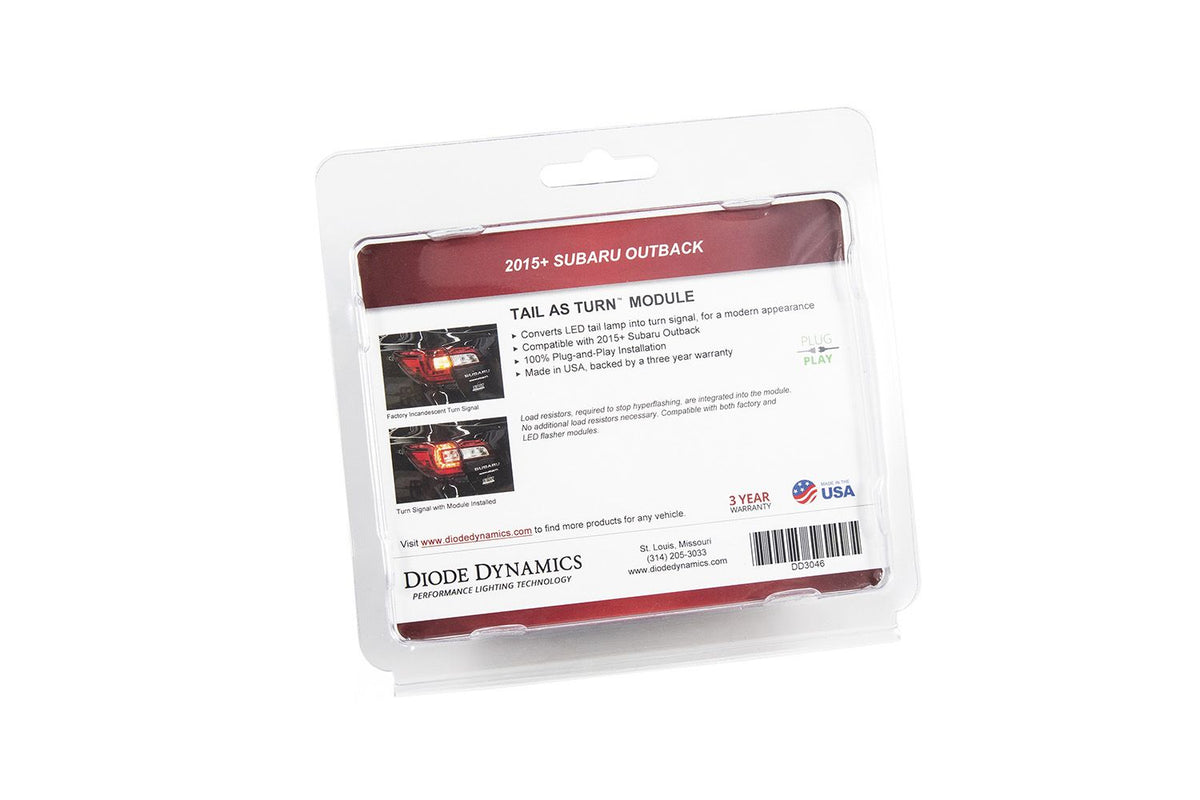 Diode Dynamics 15-19 Subaru Outback Tail as Turn Module - DD3046