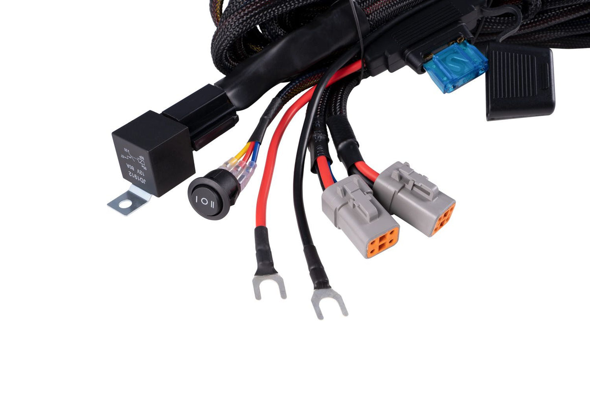 Diode Dynamics Ultra Heavy Duty Dual Output 4-pin Wiring Harness - DD4124