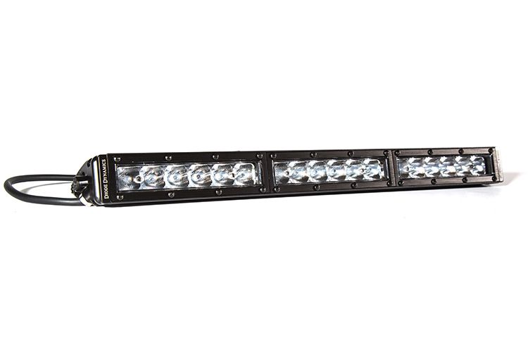 Diode Dynamics 18 In LED Light Bar Single Row Straight Clear Combo Each Stage Series - DD5030