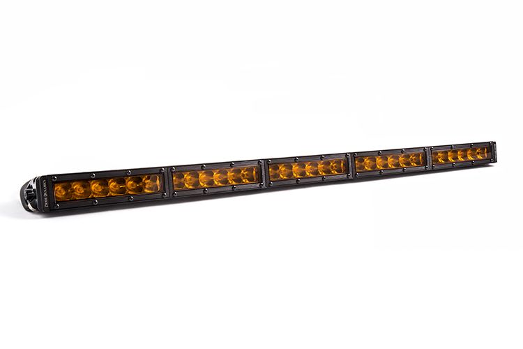 Diode Dynamics 30 In LED Light Bar Single Row Straight - Amber Combo Each Stage Series - DD5054