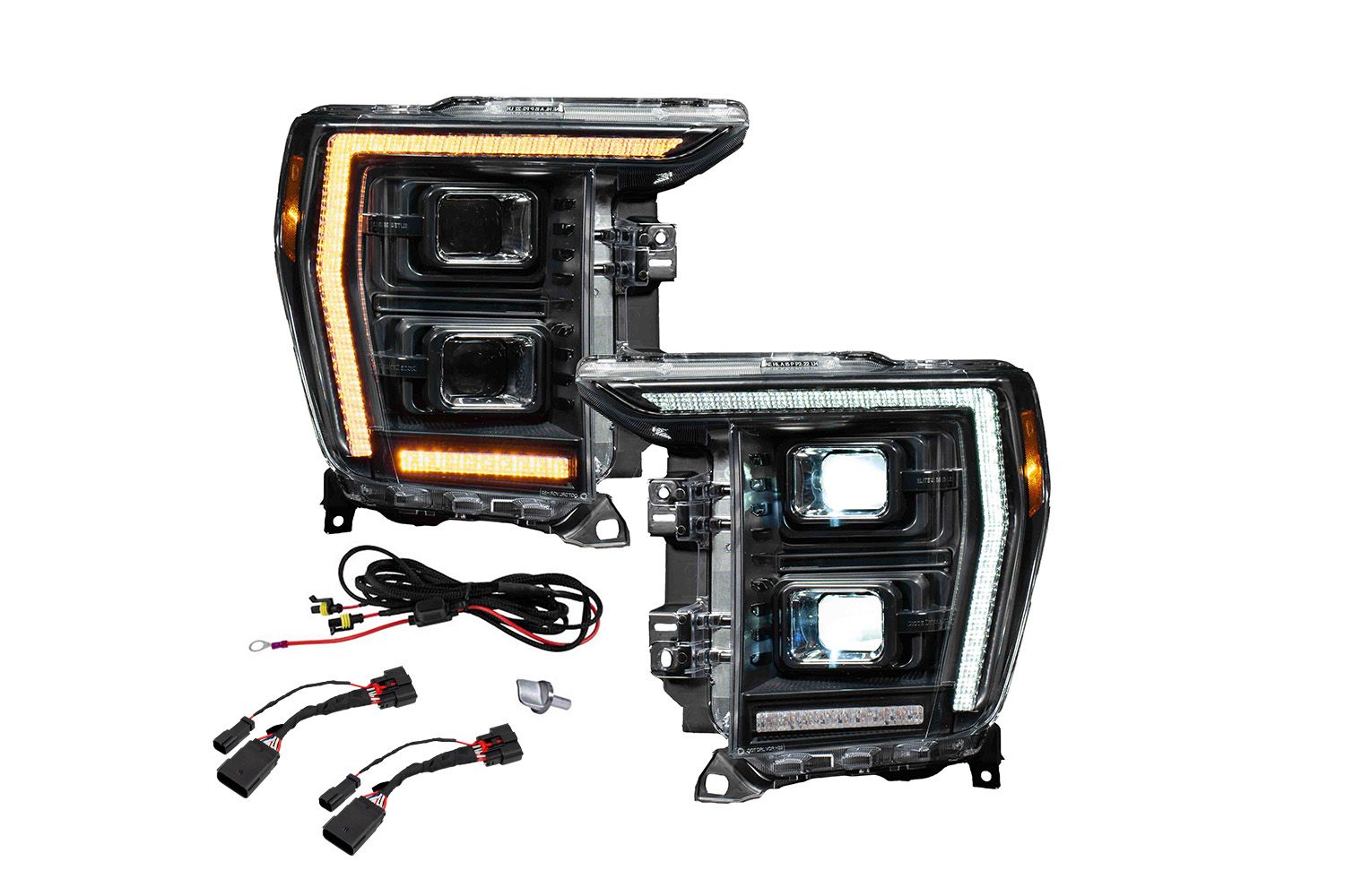 Diode Dynamics 21-23 Ford F-150 Platinum Elite Full LED Headlights - DD5178 for 2021-2023 Ford F 150 - front view