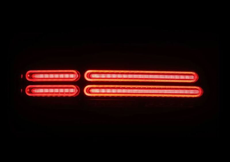 AlphaRex 23-25 Nissan Z Nova-Series Quad-Loop Style Prismatic LED Tail Lights - Alpha Black - 691022
