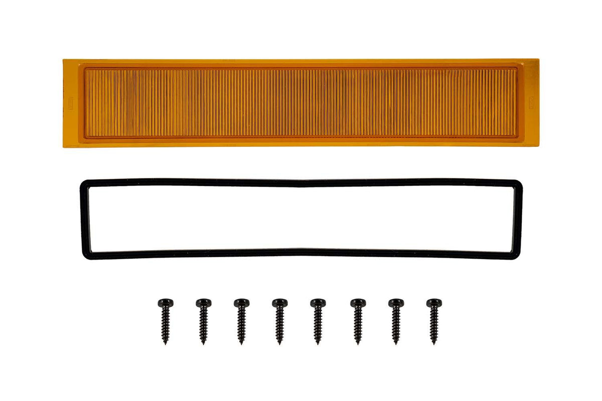 Diode Dynamics Outer Lens for Stage Series Driving - Amber - DD6025 by Diode Dynamics - detail view