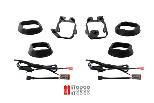 Diode Dynamics Worklight SS3 Type GM Mounting Kit - DD6257P for 2007-2014 Chevrolet Tahoe - front view