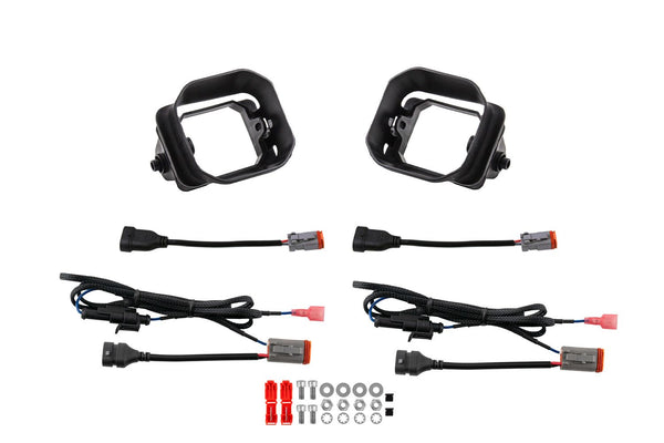 Diode Dynamics Stage Series 3 In Type F2 SS3 Fog Light Mounting Kit - DD6258P by Diode Dynamics - front view