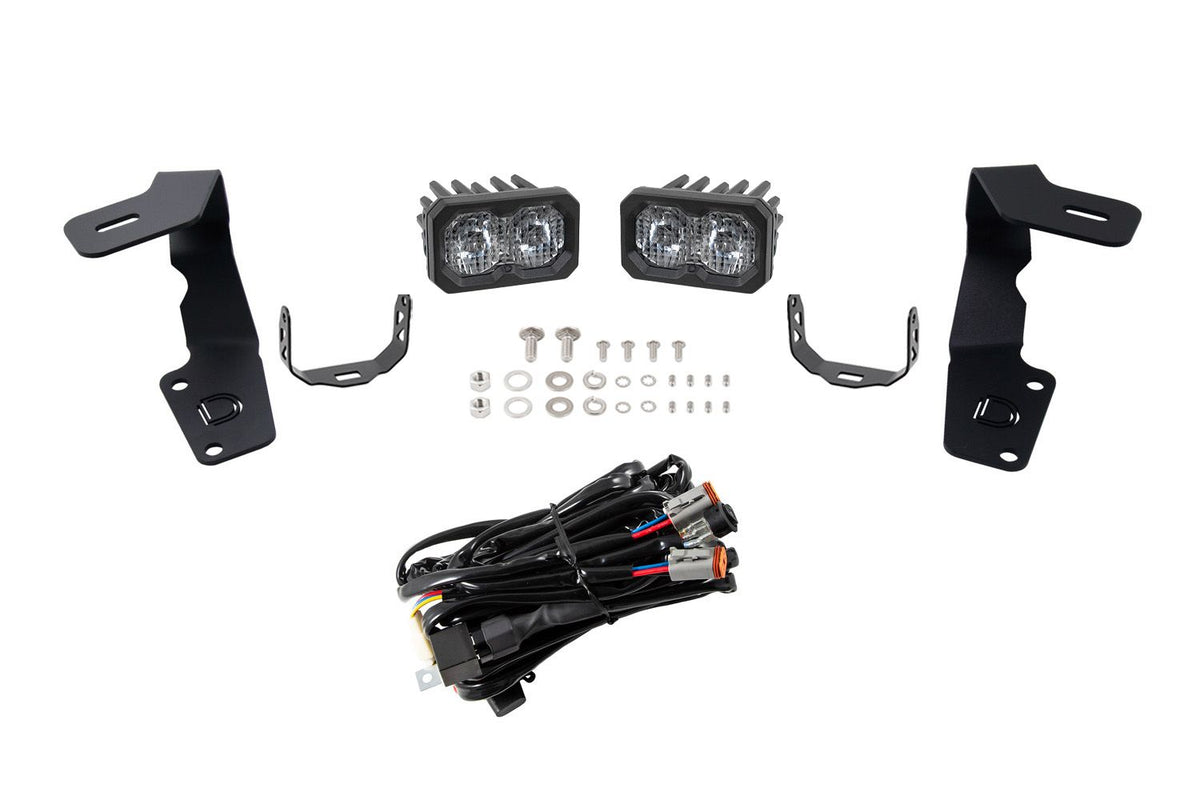 Diode Dynamics 15-21 Subaru WRX/STi Pro Stage Series 2in LED Ditch Light Kit - White Combo - DD6616