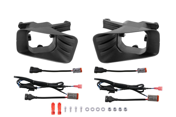 Diode Dynamics SS3 Ram Horizontal Fog Light Mounting Bracket Kit - DD6677P by Diode Dynamics - front view