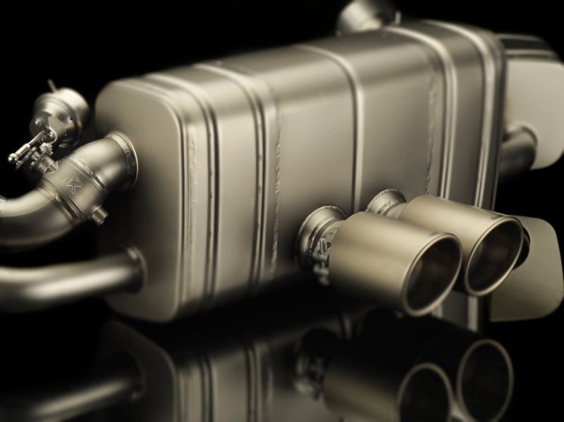 Akrapovic 12-15 Porsche Boxster (981) Slip-On Line (Titanium) w/ Titanium Tips - S-PO981SO-HT/1
