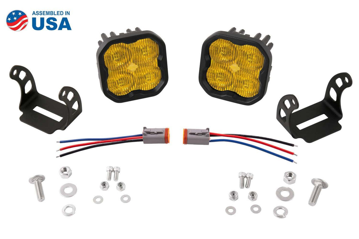 Diode Dynamics SS3 Sport ABL - Yellow Driving Standard (Pair) - DD6868P