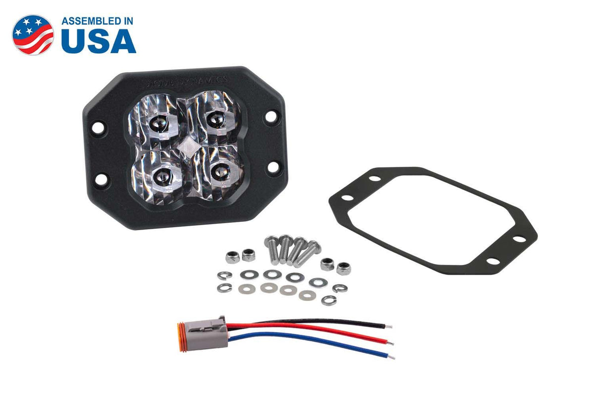 Diode Dynamics SS3 Sport RBL - White Flood Flush (Single) - DD6917S