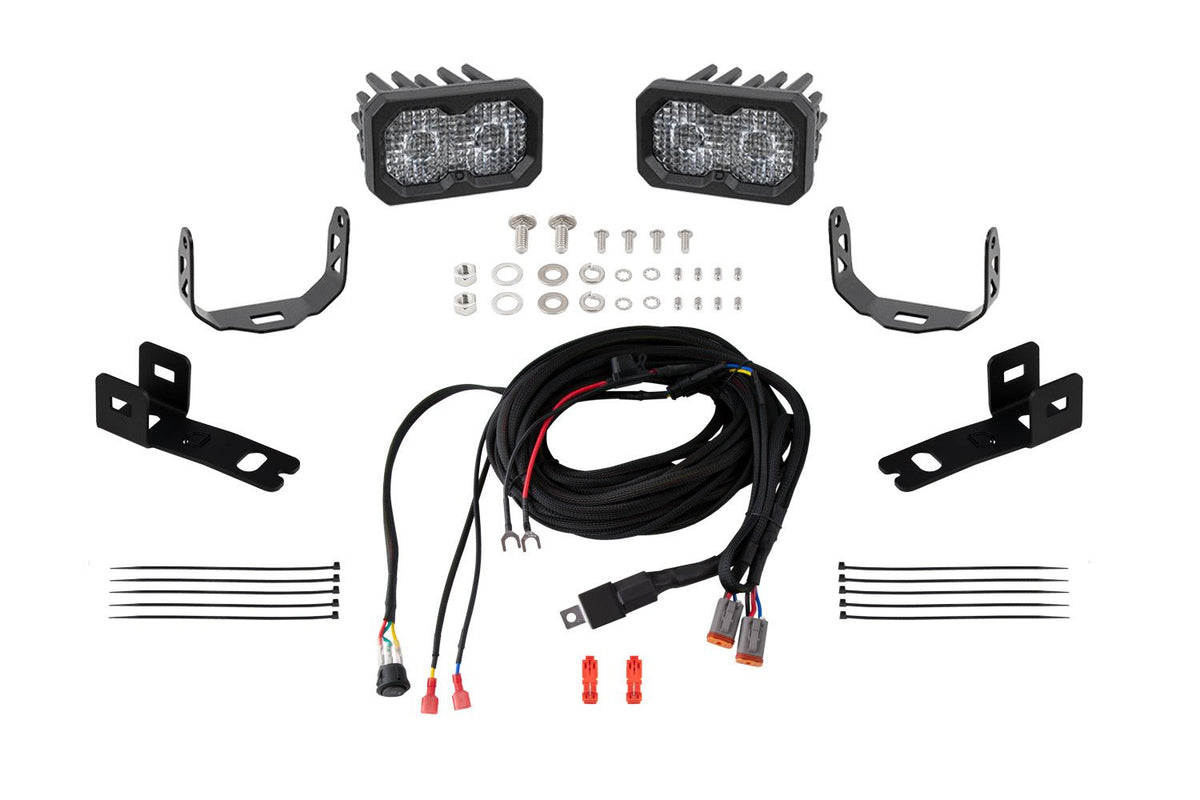 Diode Dynamics 21-22 Ford F-150 Stage Series Reverse Light Kit C2 Pro - DD7377 for 2021-2023 Ford F 150 - front view