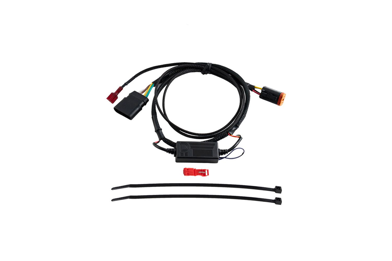 Diode Dynamics Stage Series C1R/C2R 4-pin Single-Output Trailer Wiring Harness - DD4213 by Diode Dynamics - front view