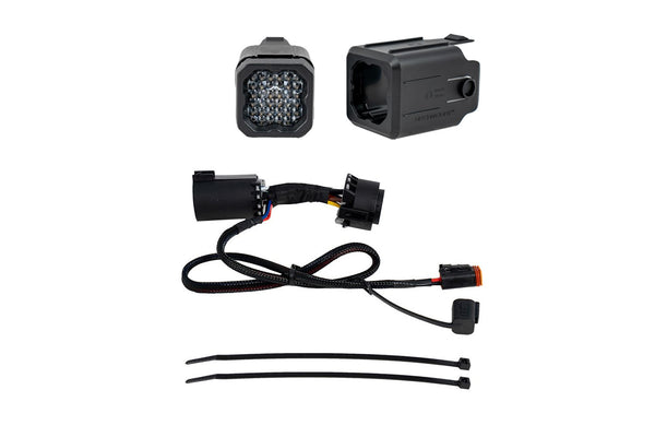 Diode Dynamics HitchMount LED Pod Reverse Kit SSC1 - DD7420 for 2005-2025 Toyota Tacoma - front view