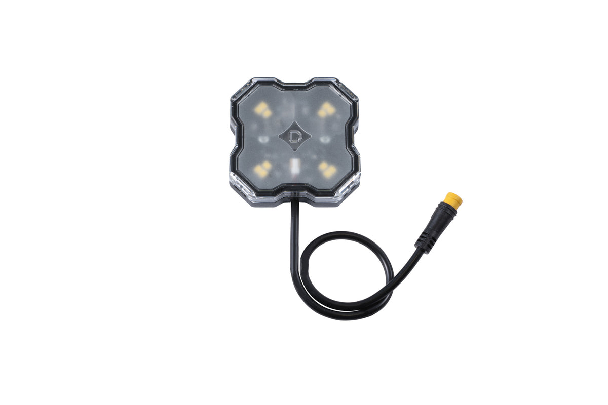 Diode Dynamics Rock Light - Red/White - M8 (single) - DD8743 - DD8743