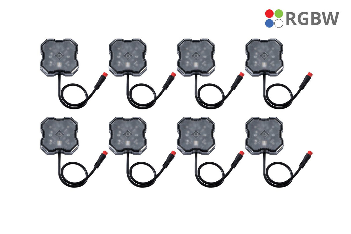 Diode Dynamics Stage Series RGBW LED Rock Light Kit (8-pack) - DD7745C
