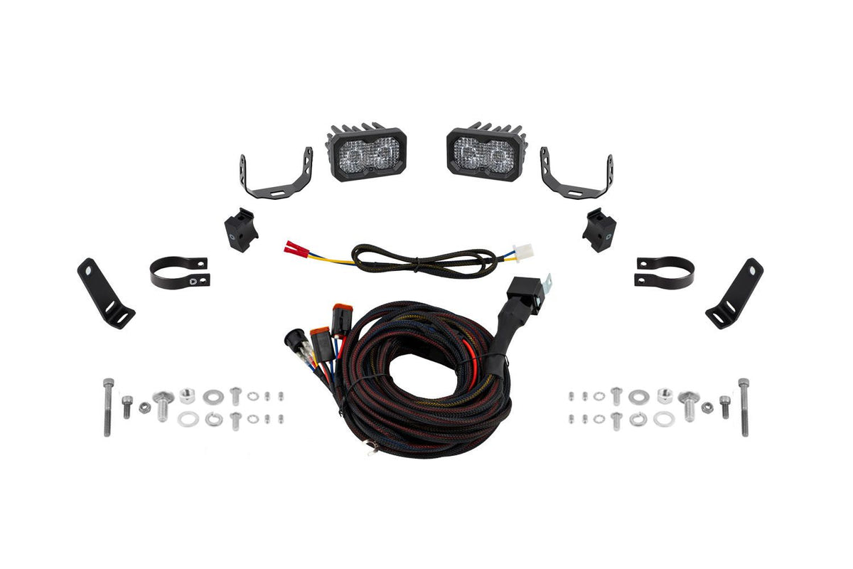 Diode Dynamics Stage Series 1 3/4 In Roll Bar Reverse Light Kit SSC2 Sport (Pair) - DD7734 for 2014-2020 Polaris RZR 900 - fr