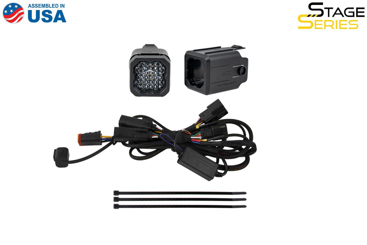 Diode Dynamics 23-24 Chevrolet Colorado HitchMount LED Pod Reverse Kit C1R - DD7834