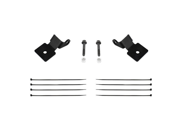 Diode Dynamics 14-18 Polaris RZR XP Stage Series A-Pillar Pod Bracket Kit - DD7845P for 2014-2018 Polaris RZR 900 - front vie