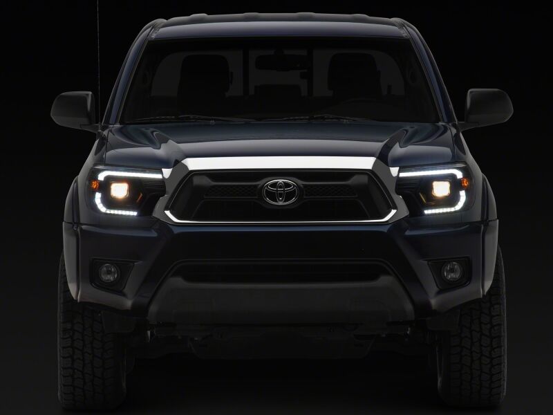 Raxiom 12-15 Toyota Tacoma Axial Series Switchback Projector Headlights- Black Housing- Clear Lens - TT23359 - additional view 9