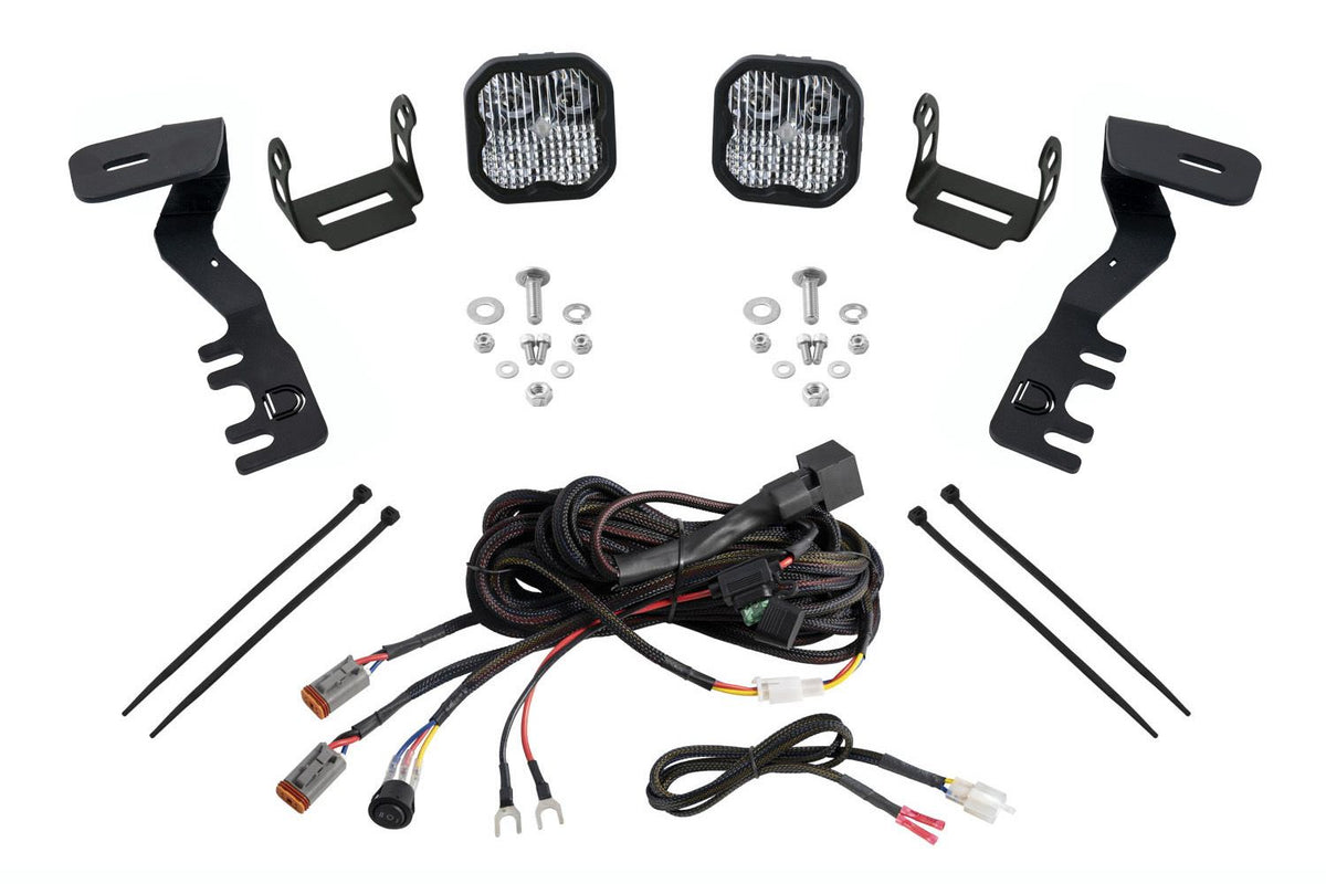 Diode Dynamics 2024+ Toyota Tacoma SS3 LED Ditch Light Kit- Pro White Combo - DD7940