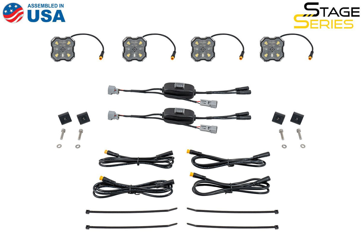 Diode Dynamics Stage Series LED Bed Light Kit for Toyota Tacoma- White Diffused - DD7948