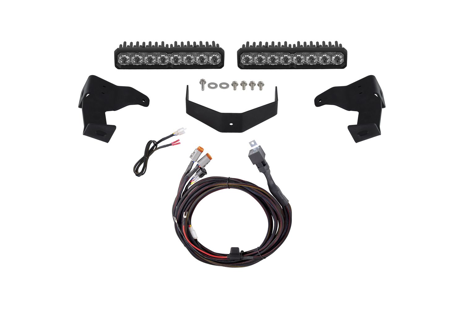 Diode Dynamics 2024-2026 Toyota Tacoma Stealth Lightbar SS10 Pro White Combo 6000K - DD7952 for 2024-2026 Toyota Tacoma - fro