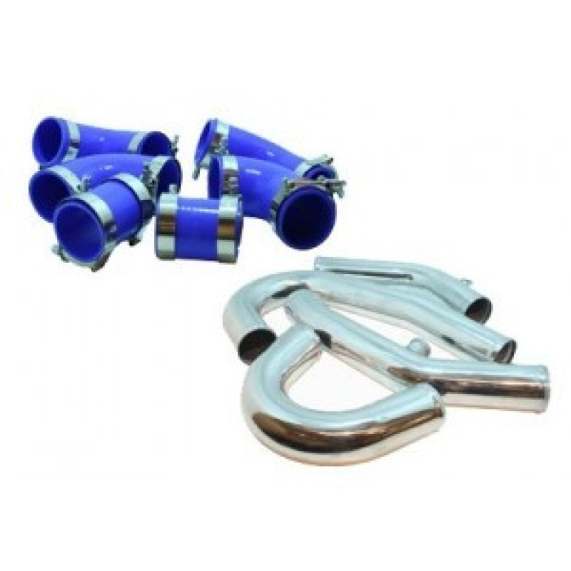 Turbo XS Front Mount Intercooler Pipe Kit for 03-06 Mitsubishi Evo 8 &amp; 9 - EVO8-FMIC-P