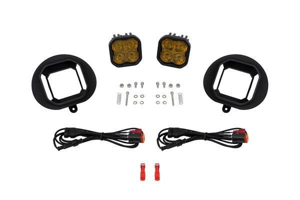 Diode Dynamics SS3 Sport Type DR Kit ABL Yellow SAE Fog - DD8015 - DD8015