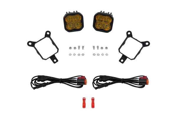 Diode Dynamics SS3 Pro Type YS Yellow Fog Light Kit - DD8034 by Diode Dynamics - front view