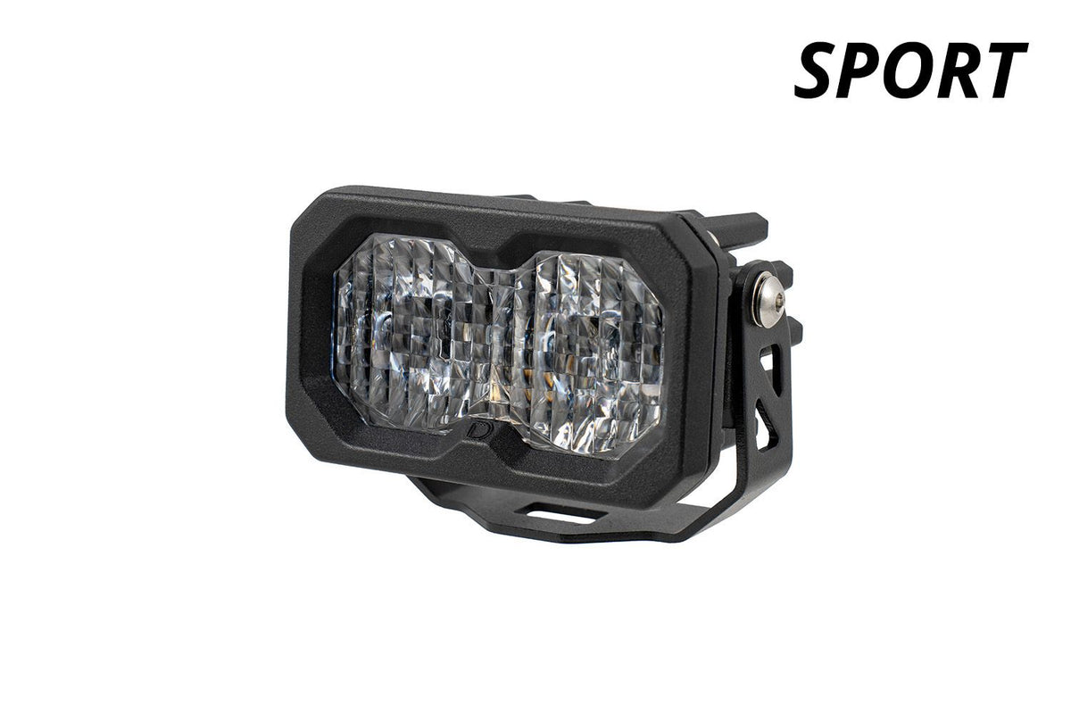 Diode Dynamics C2 2.0 Sport White Flood Standard RBL (single) - DD8096S