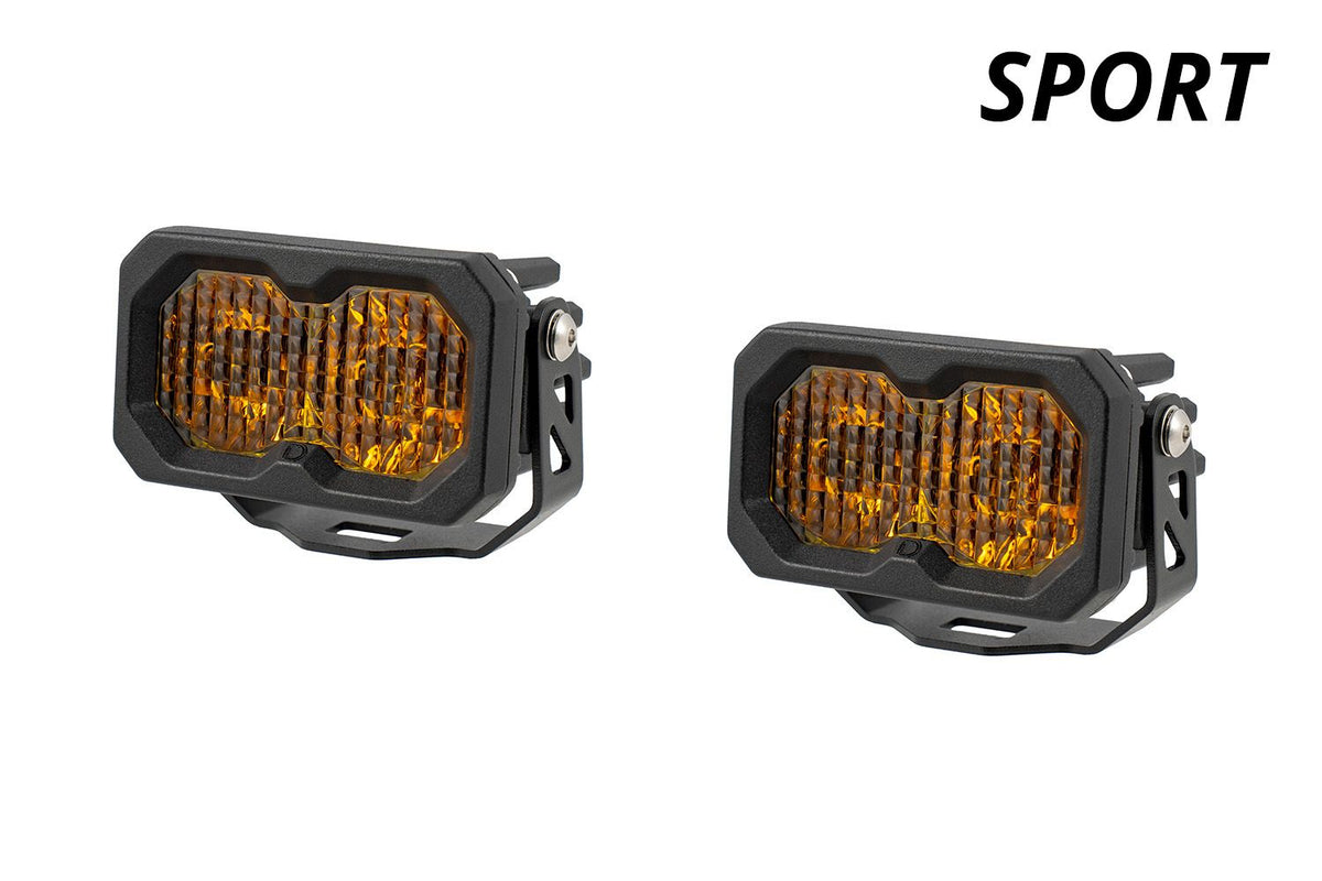 Diode Dynamics C2 2.0 Sport Yellow Combo/Driving Standard ABL (pair) - DD8094P