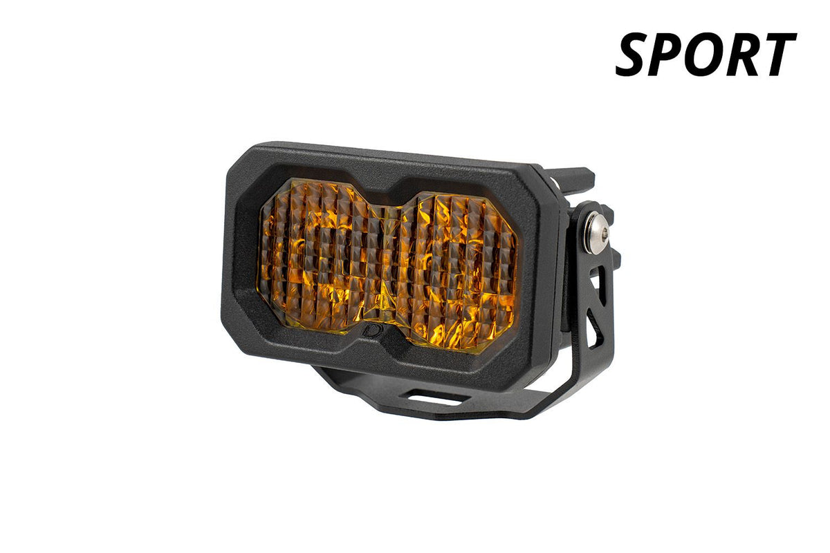 Diode Dynamics C2 2.0 Sport Yellow Combo/Driving Standard ABL (single) - DD8094S