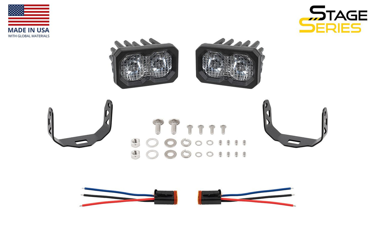 Diode Dynamics C2 2.0 Pro White SAE Driving Standard ABL (pair) - DD8100P