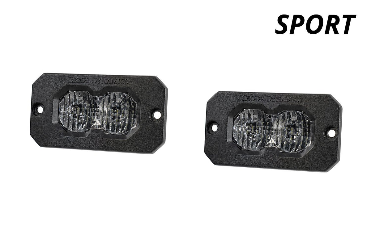 Diode Dynamics C2 2.0 Sport White Combo/Driving Flush RBL (Pair) - DD8122P