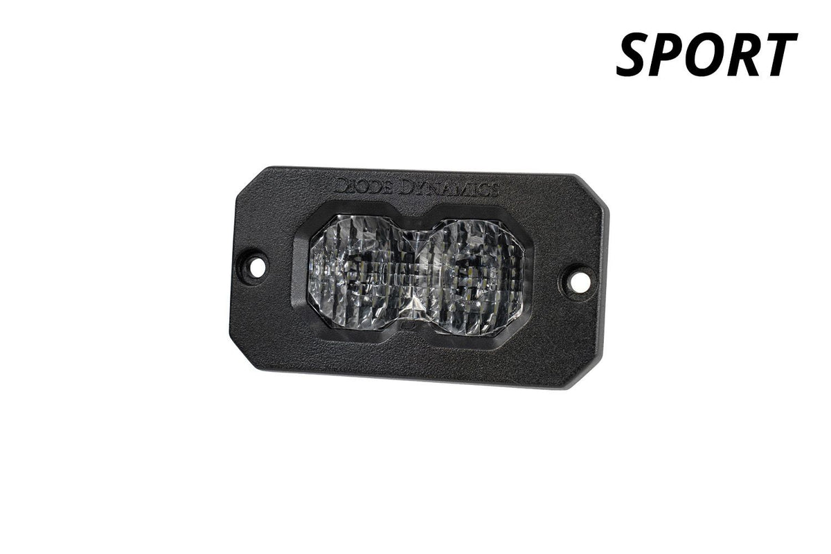 Diode Dynamics C2 2.0 Sport White Combo/Driving Flush RBL (Single) - DD8122S