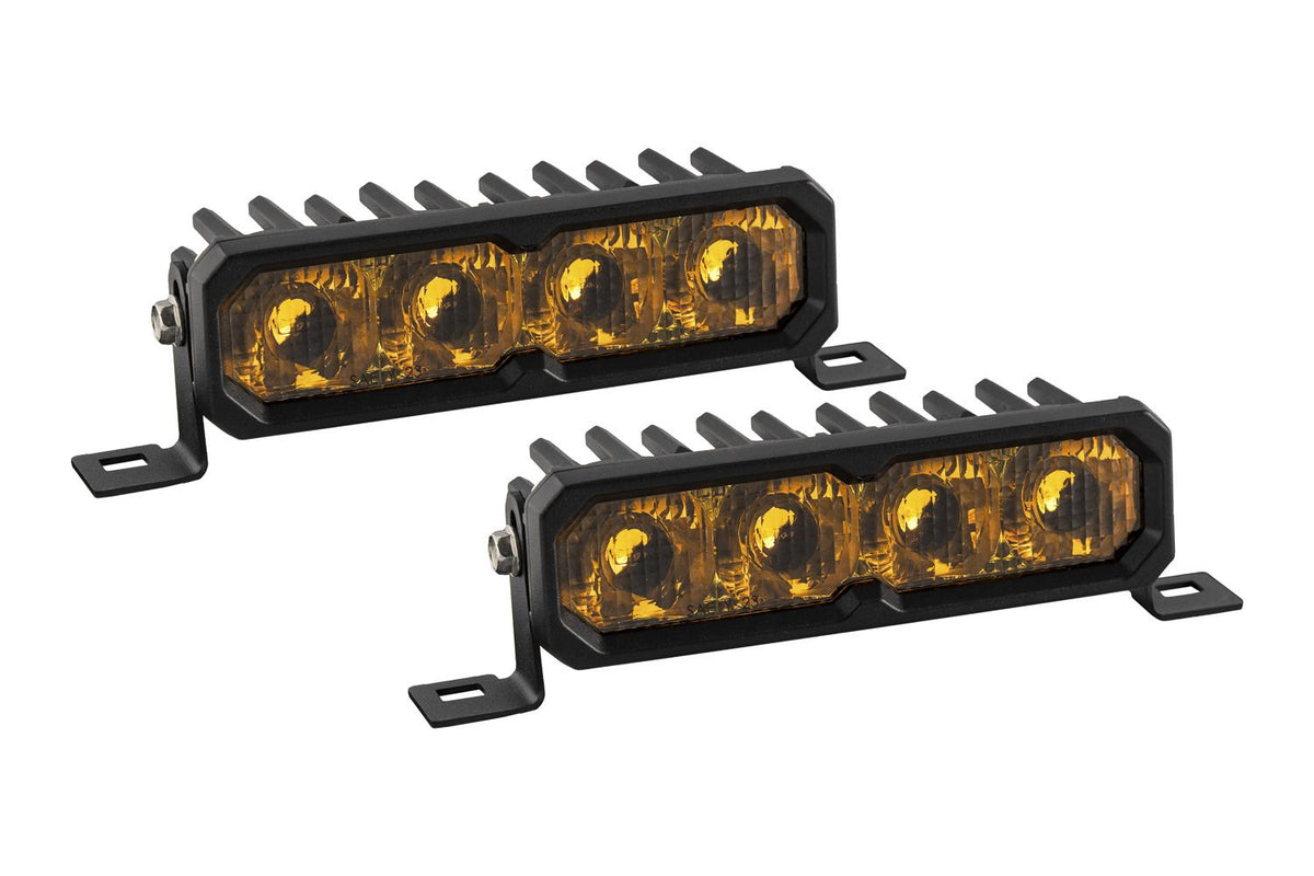 Diode Dynamics SS6 Sport Yellow Driving Standard ABL (pair) 3000K - DD8133P