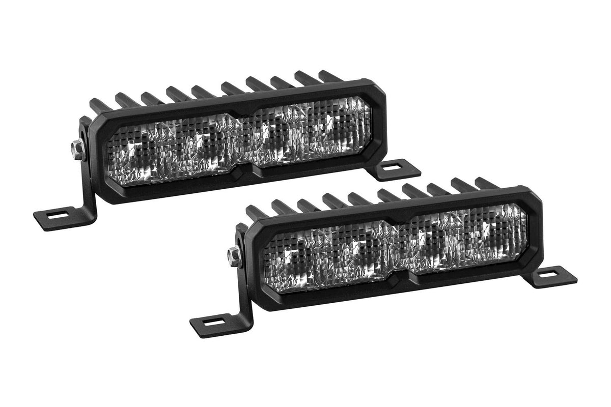 Diode Dynamics SS6 Pro White Combo Standard ABL (pair) 6000K - DD8148P by Diode Dynamics - front view