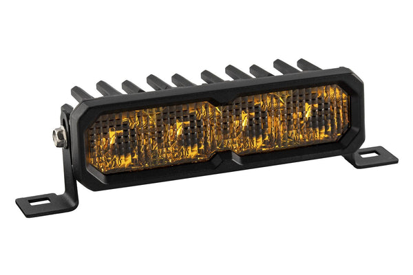 Diode Dynamics SS6 Sport Yellow Combo Standard ABL (single) 3000K - DD8138S by Diode Dynamics - front view