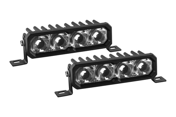 Diode Dynamics SS6 Pro White Spot Standard ABL (pair) 6000K - DD8154P by Diode Dynamics - front view