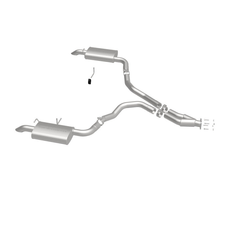 MagnaFlow 75-79 Chevy Corvette V8 5.7L Dual Split Rear Exit Stainless Cat-Back Perf Exhaust - 16710