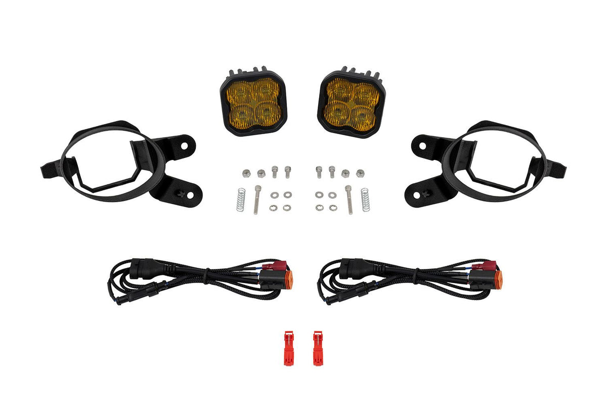 Diode Dynamics 10-13 Lexus IS250C SS3 LED Fog Light Kit (3000K) Sport Yellow SAE Fog - Yellow - DD8358