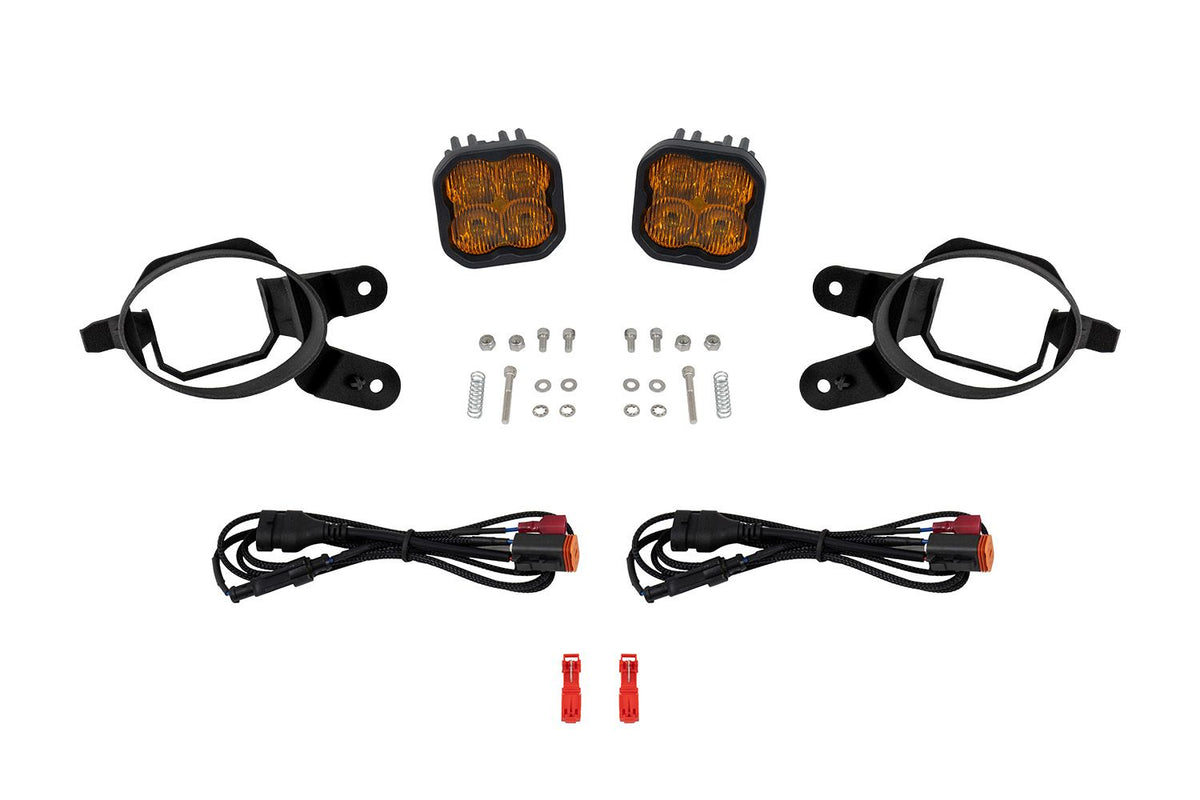 Diode Dynamics 10-13 Lexus IS250C SS3 LED Fog Light Kit (3000K) Max Yellow SAE Fog - Yellow - DD8362