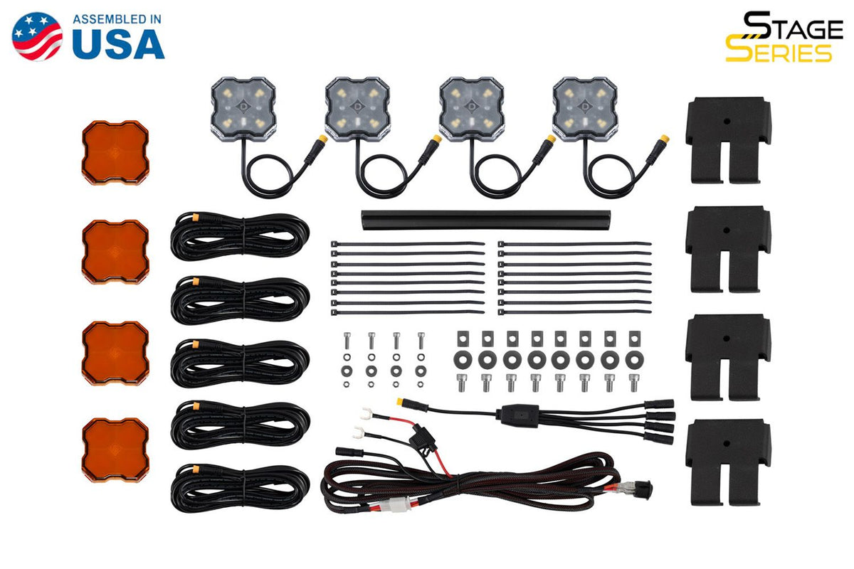 Diode Dynamics Stage Series LED Scene Light Kit for Kuat IBEX Bed Rack - DD8443 by Diode Dynamics - rear view