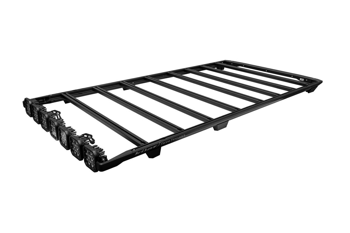 Diode Dynamics - x Kuat DEK Roof Rack for 2010-2024 Toyota 4Runner - 7-Pod SS5 Sport Light Bar, White Driving - DD8520