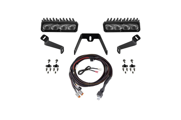Diode Dynamics 2015-2017 Subaru WRX SS6 Pro LED Kit White Fog 6000K - DD8590 for 2015-2017 Subaru WRX - front view