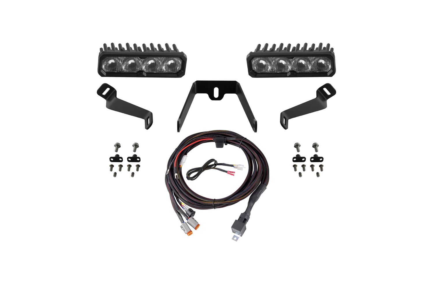 Diode Dynamics 2015-2017 Subaru WRX SS6 Sport LED Kit White Driving 6000K - DD8849 for 2015-2017 Subaru WRX - front view