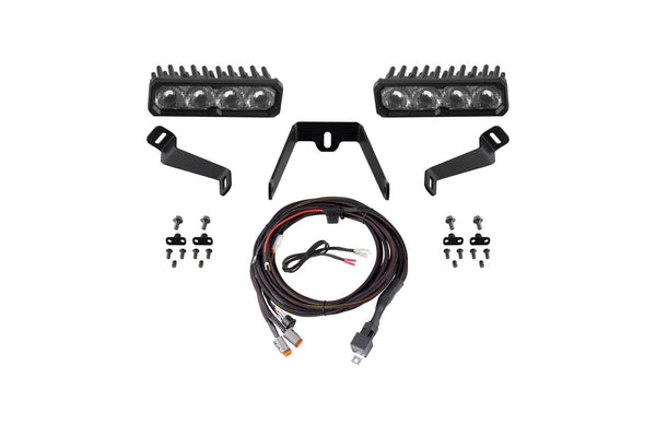 Diode Dynamics 2015-2017 Subaru WRX SS6 Max LED Kit White Driving 6000K - DD8593 for 2015-2017 Subaru WRX - front view