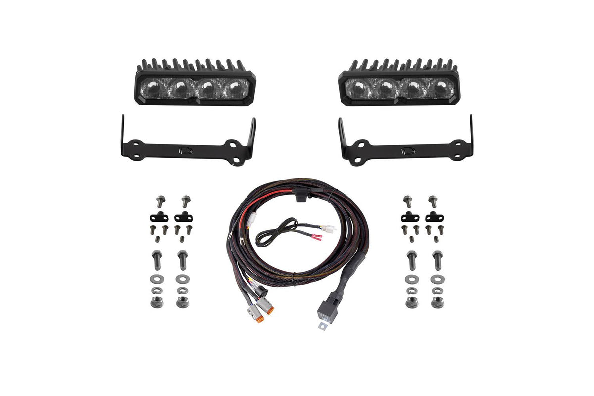 Diode Dynamics 2014-2024 Toyota 4Runner SS6 Max LED Kit White Driving 6000K - DD8601